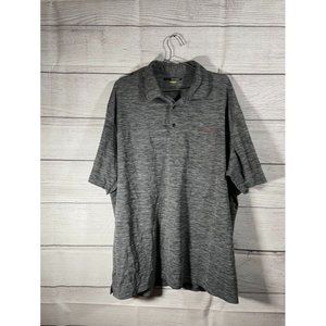 Grey Norman - Men's Gray PlayDry Short Sleeve Polo Shirt - Size 3XL